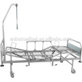 hospital bed all stainless steel with traction frame